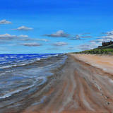 Bamburgh Castle Seascape