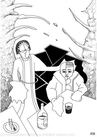 Chris finds Lewis at The Whale Club