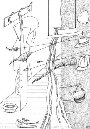 In the Cloakroom at The Whale Club