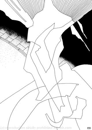 He turned around at the sudden noise