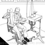 Mr Hancock's patient was sitting forward in the chair urging the adoption of the decimal system