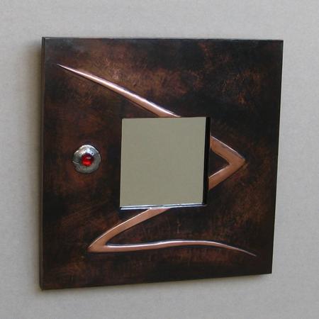 copper  glass mirror