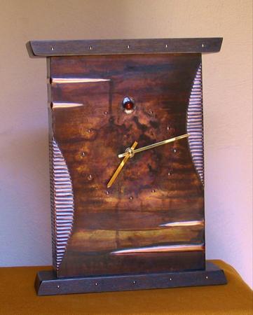 copper mantel clock (MC 1)