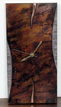 copper wall clock   C6