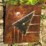 copper wall clock