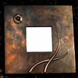 copper  glass mirror