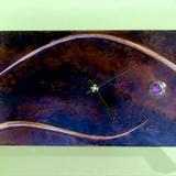 copper mantel clock  ( MC 8 )