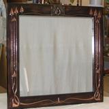Arts & Crafts copper mirror- (ACM:1) )