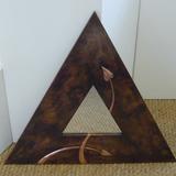 Tiangular copper mirror ( AB 1 )