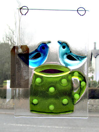 Birds and Cup  by Fran Brown