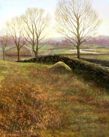 Across the river, Staveley Mill