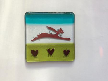 hare and hearts coaster