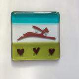 hare and hearts coaster