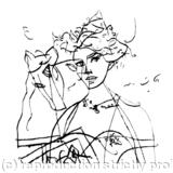 Girl with Hobby Horse III