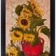 sunflowers with red…