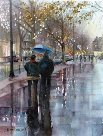 Wet day on the Promenade