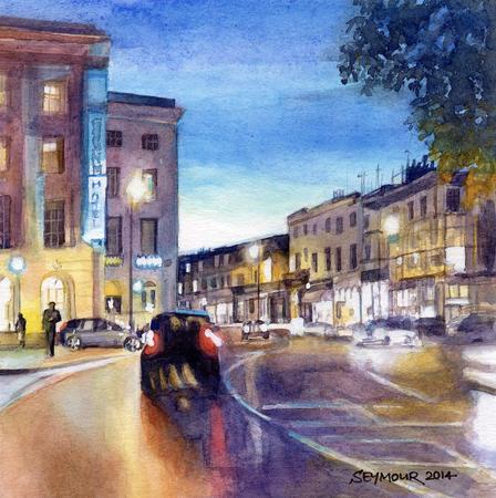 Cheltenham after dark