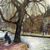 Reading by the river - Bourton on the water