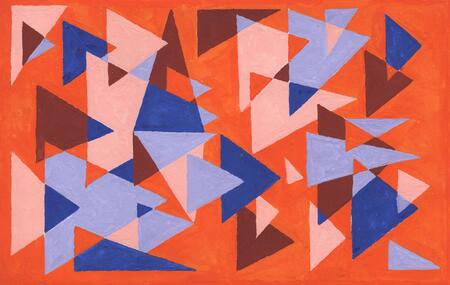 Autumnal Triangular Abstract