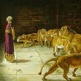 Daniel with Lions