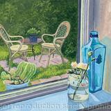 Wicker Chairs Blue Gin