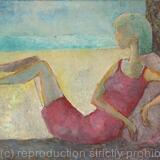 Rosy Dress Pale Beach