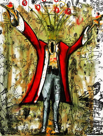 The Piper (study for painting)