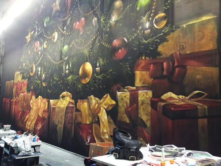 Gauze backcloth for Japanese production of The Nutcracker