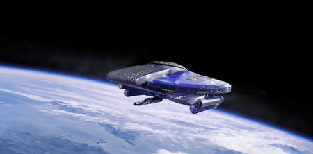 Concept ship for Red Dwarf X