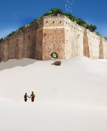 Good Omens - Eden walls concept 