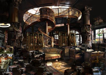 Good Omens - Bookshop concept