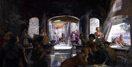 Good Omens - Roman bar (converted from Bastille cell)