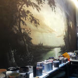 Backcloth for Japanese production of Swan Laken