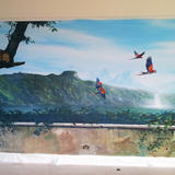 Jungle themed private mural commission
