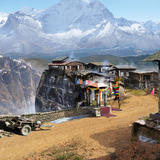 Hooten and the Lady - Tibetan village concept