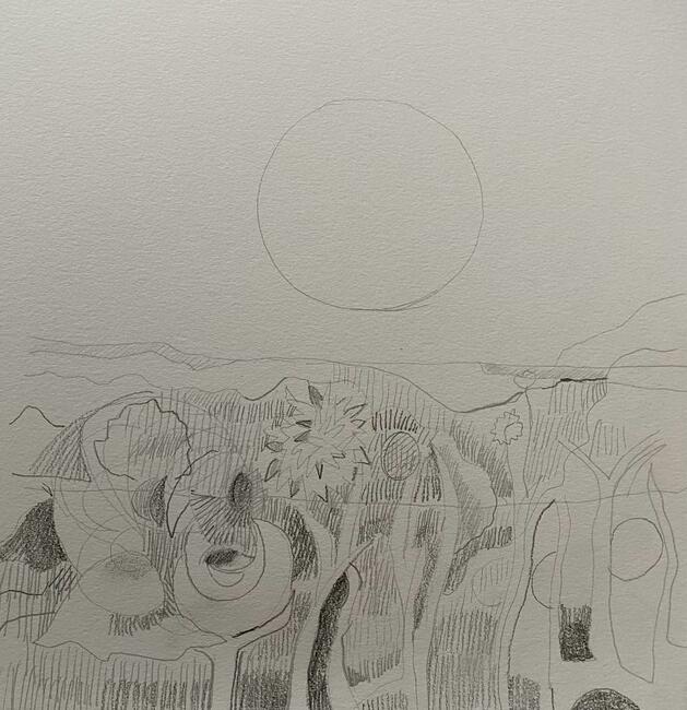 At the edge of the sea