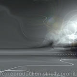 Blue Brown Bubble Planet