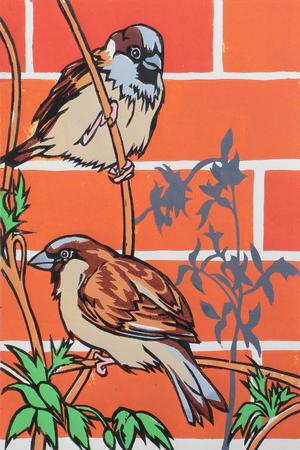 House sparrows
