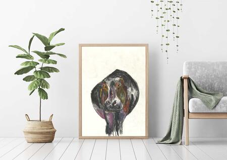 hippo giclee print
