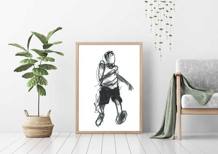 Runner giclee print