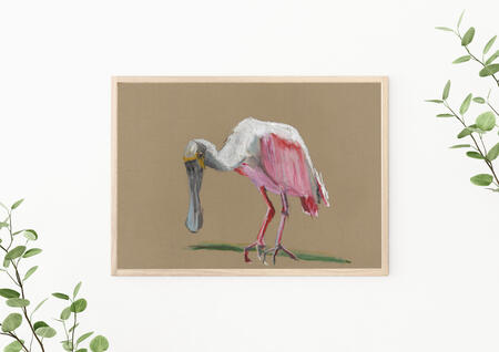 spoonbill giclee print