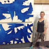 Anna in her studio