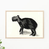 Capybara giclee print