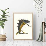 newt giclee print
