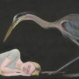 The girl and the heron