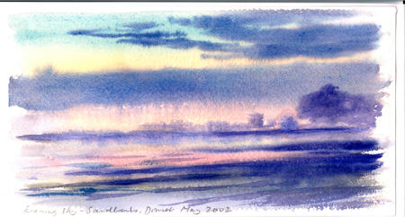 Evening Sky, Evening Hill - Poole, Dorset