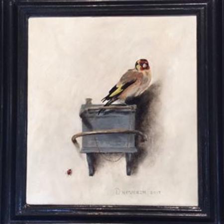 The Goldfinch, after Fabritius - oil