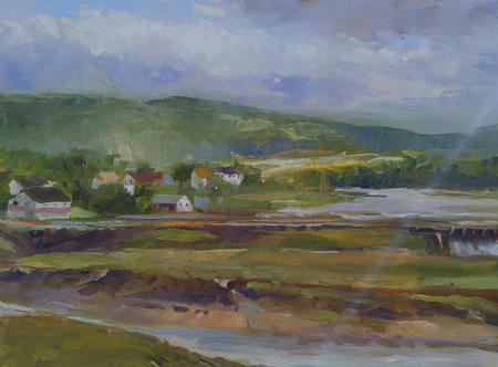 Early morning in Parrsboro (SOLD)