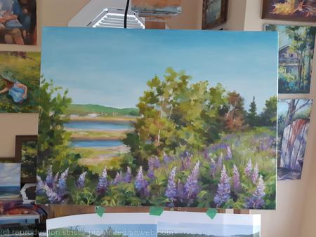 PURPLE SUMMER (18x24x0.6)