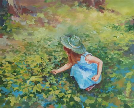 Strawberry field (16x20'')